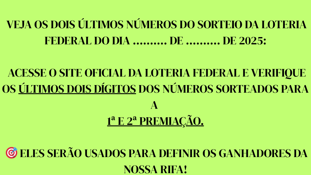 GRANDE RIFA DO SALÃO!