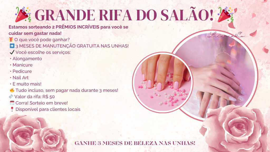 GRANDE RIFA DO SALÃO!